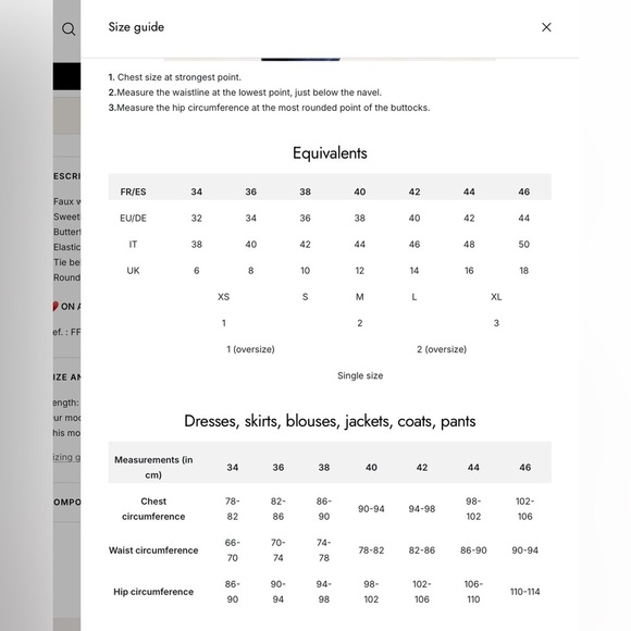 La fe’e maraboutee size 42 US LG Blue and White Floral Button Down Shirt Dress - Picture 10 of 10